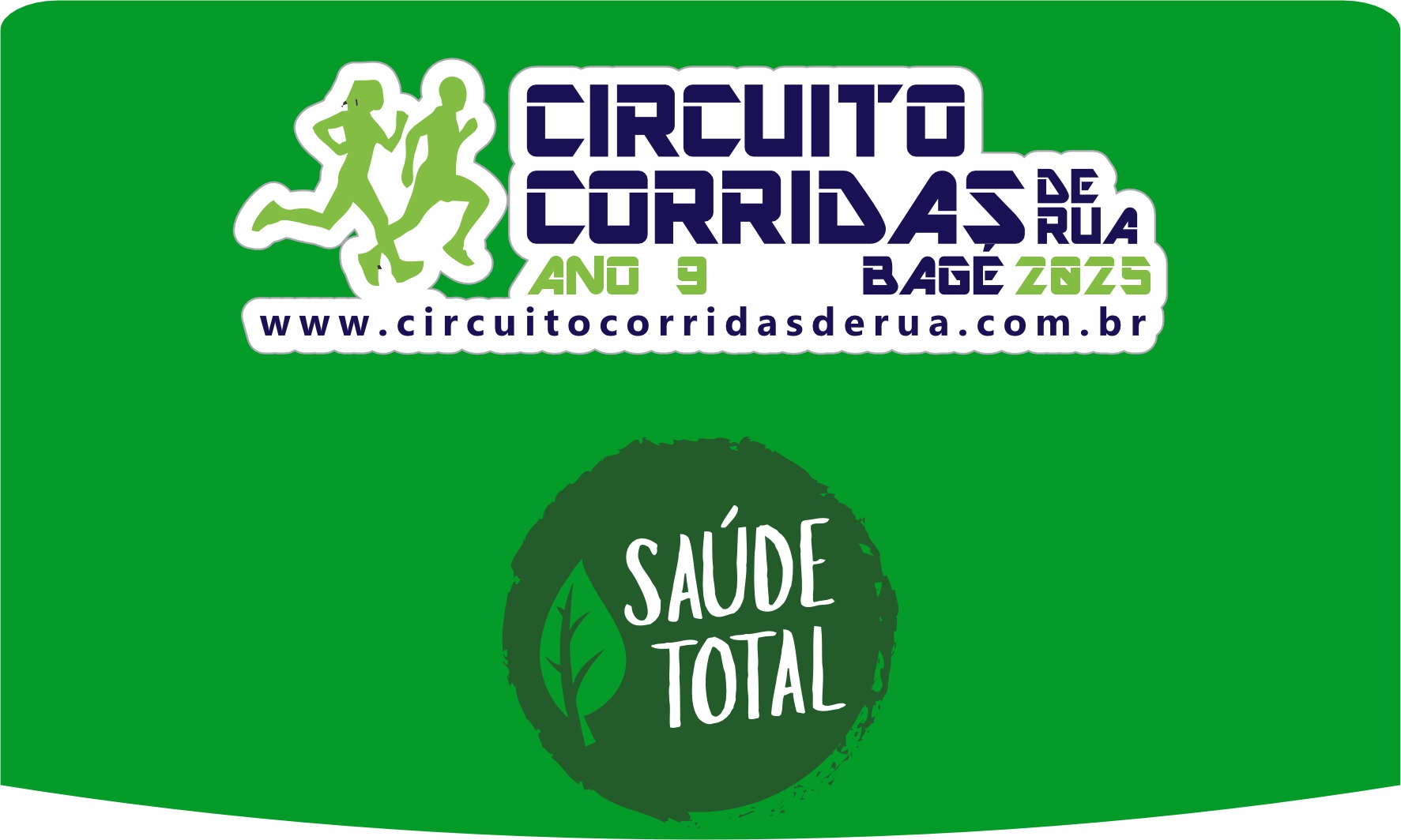 Circuito Corridas de Rua de Bagé 2025 - Ano 9 - Etapa Saúde Total Produtos Naturais