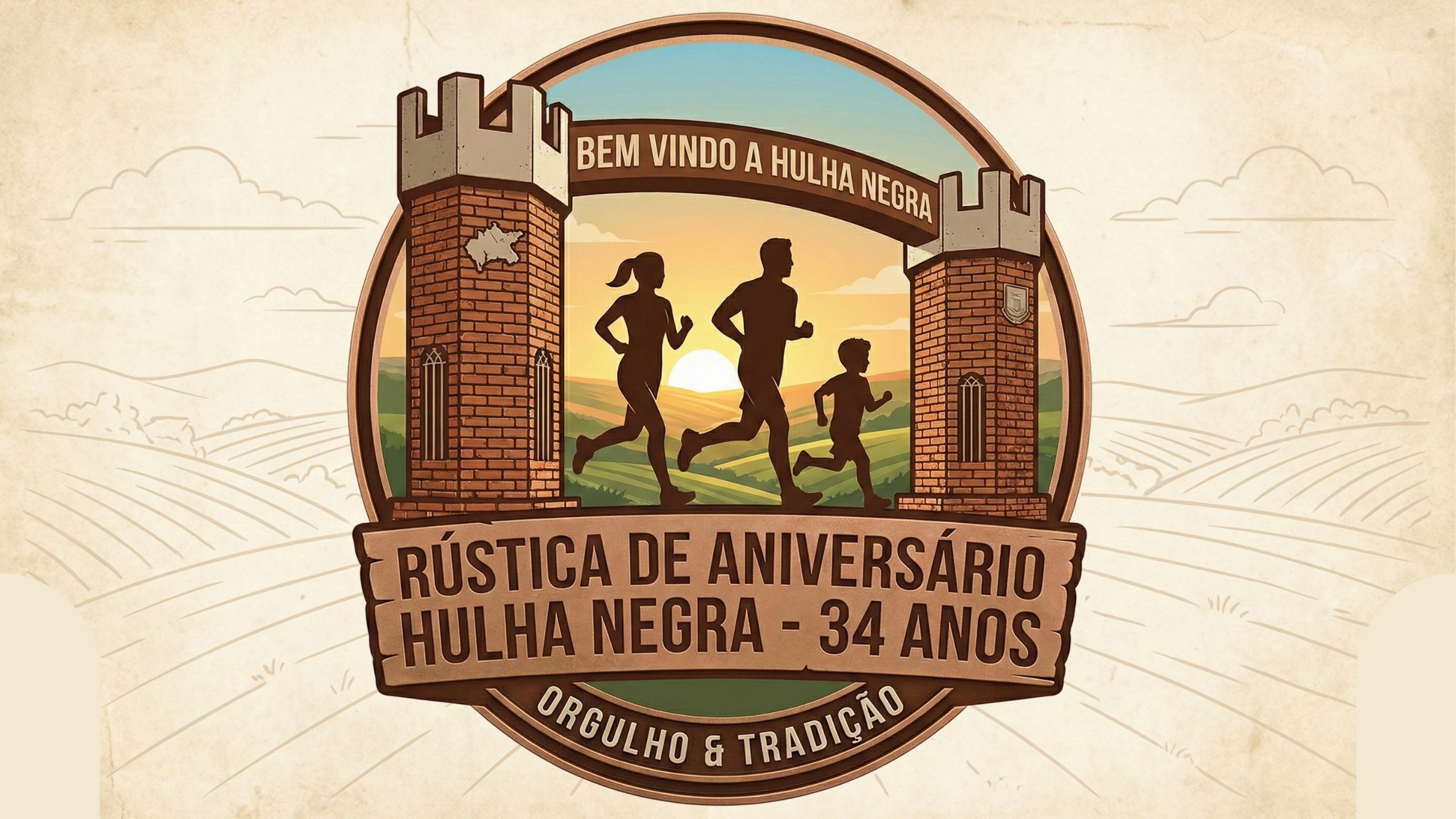 Rústica Aniversário 34 Anos - Hulha Negra