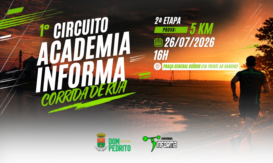 2º CIRCUITO ACADEMIA INFORMA - CORRIDA DE RUA